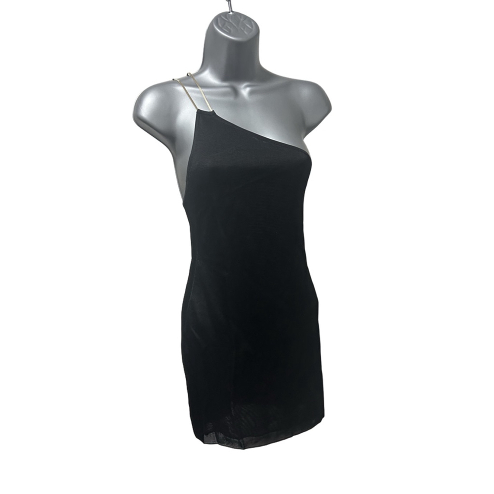 NWT Gauge81 Sefrou one shoulder chain knitted mini dress XS retails $440